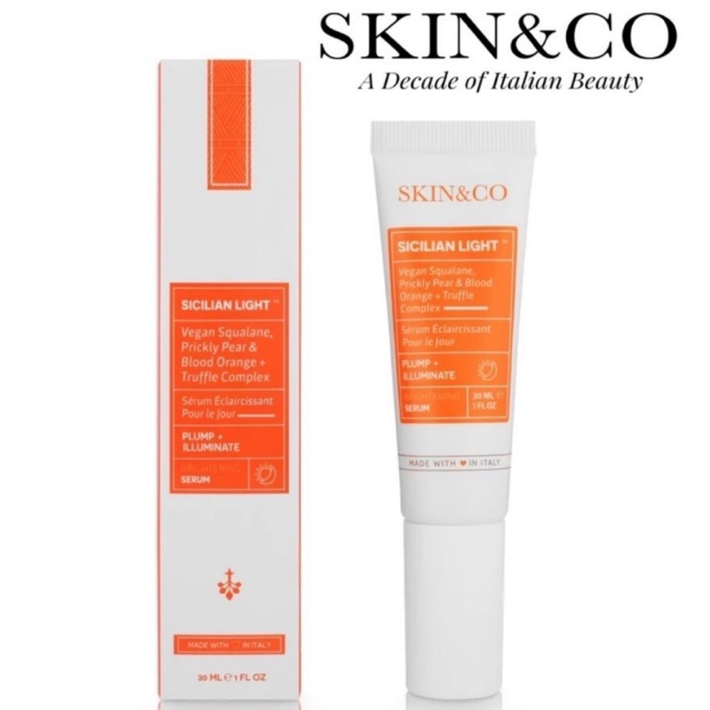 Skin&Co Sicilian Light Vegan Squalane Prickly Pear Blood Orange Truffle Serum